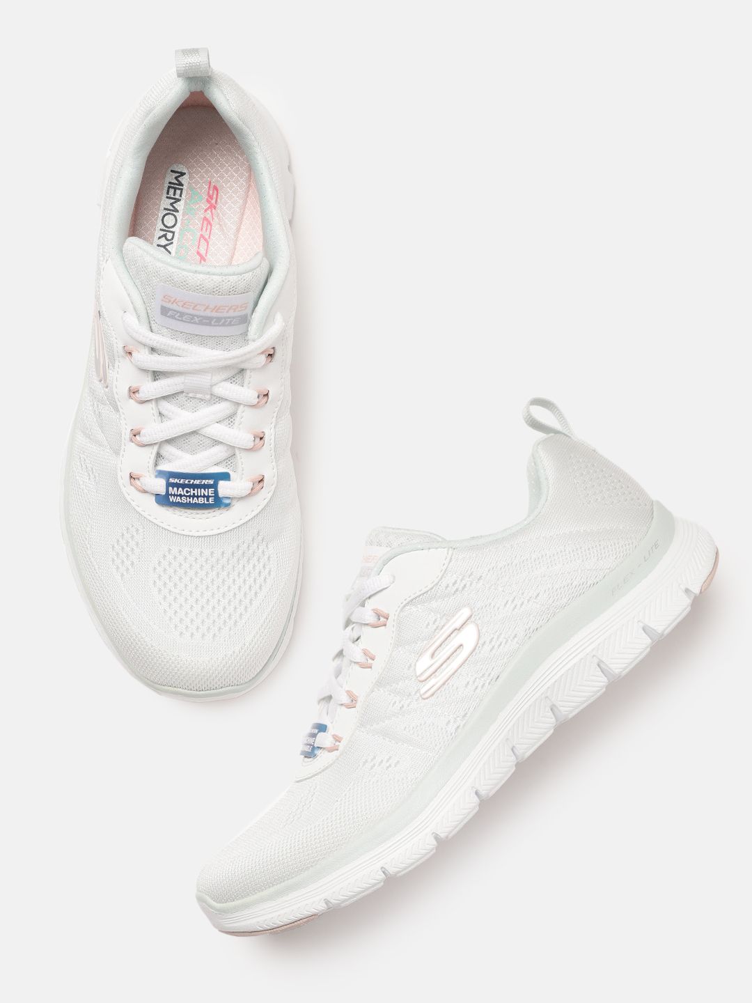 Skechers Women White Flex Appeal 4.0 Sneakers Price in India