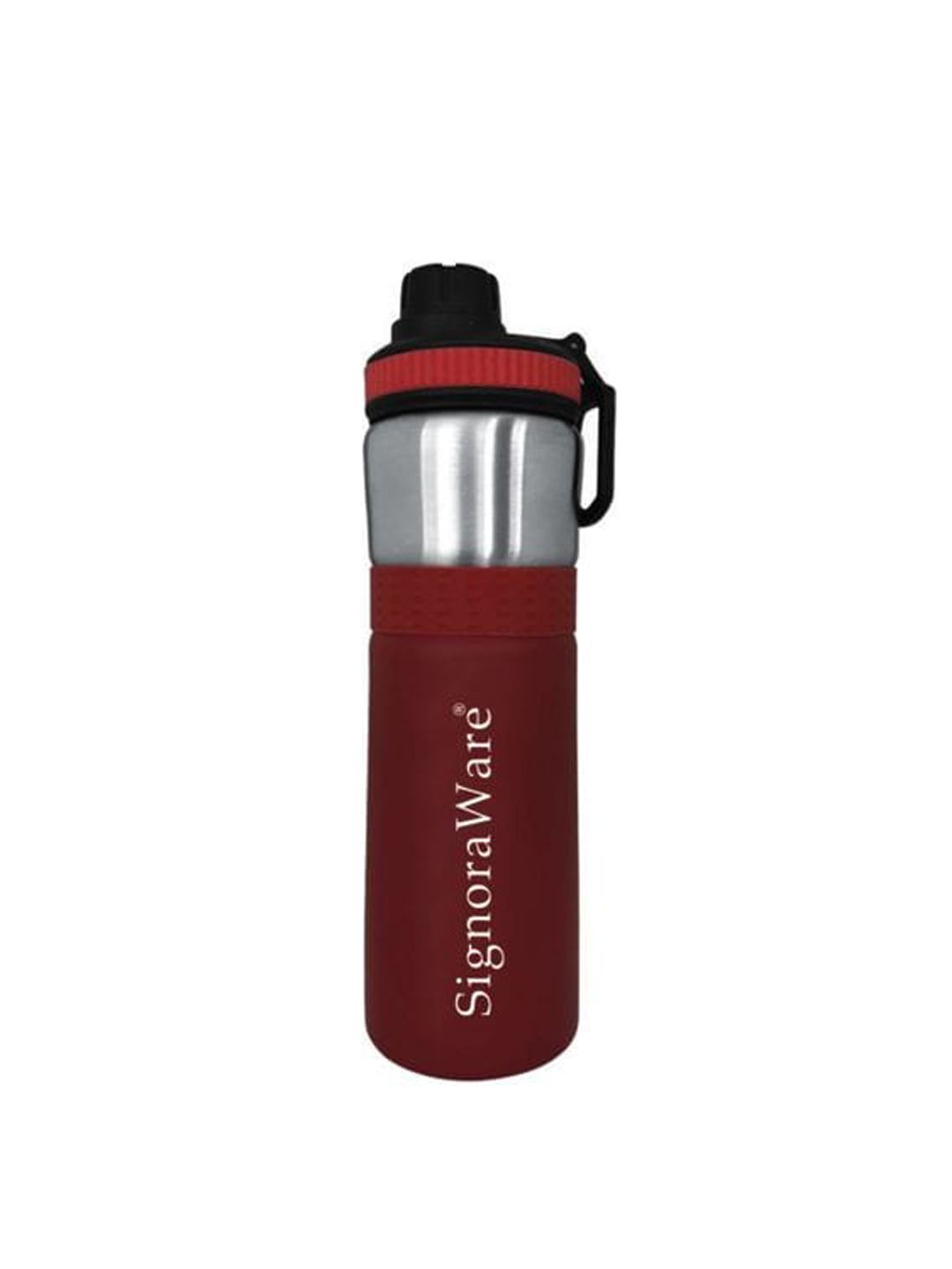 SignoraWare Red Solid Stainless Steel Water Bottle Price in India