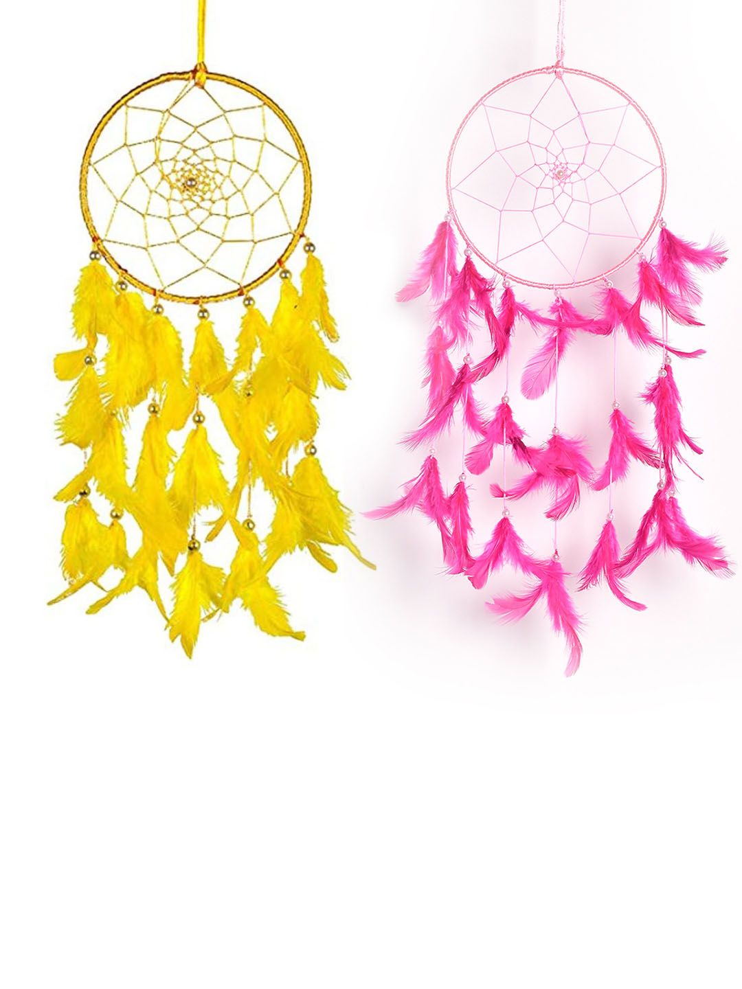 DULI Set Of 2 Dream Catchers Hangings with One Ring Price in India