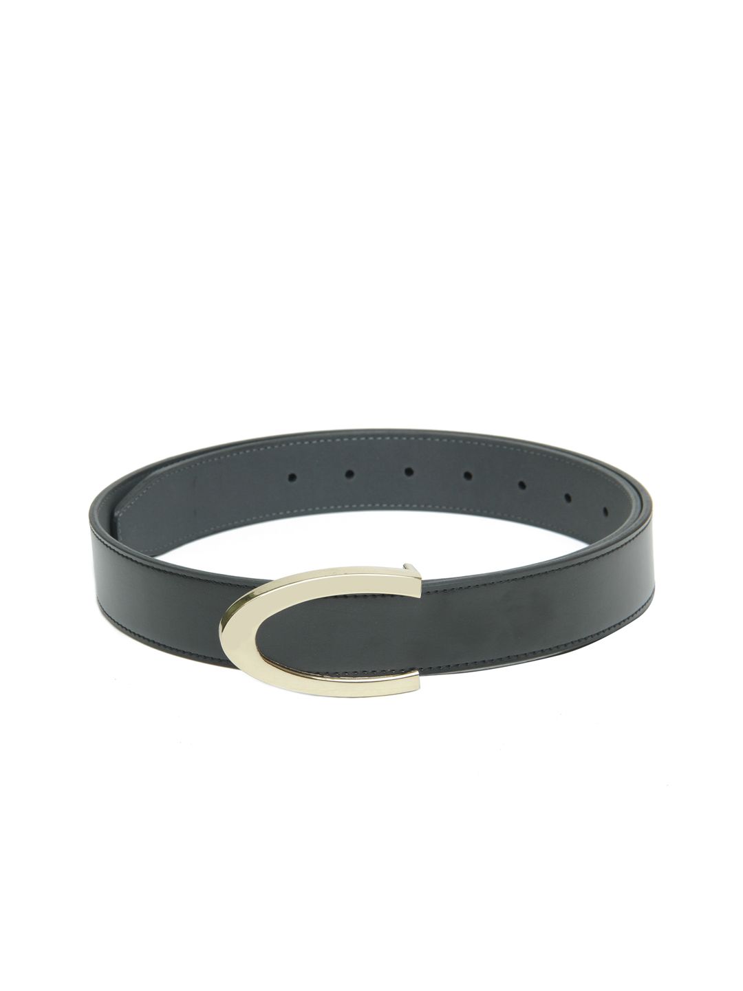 Calvadoss Women Black PU Belt Price in India