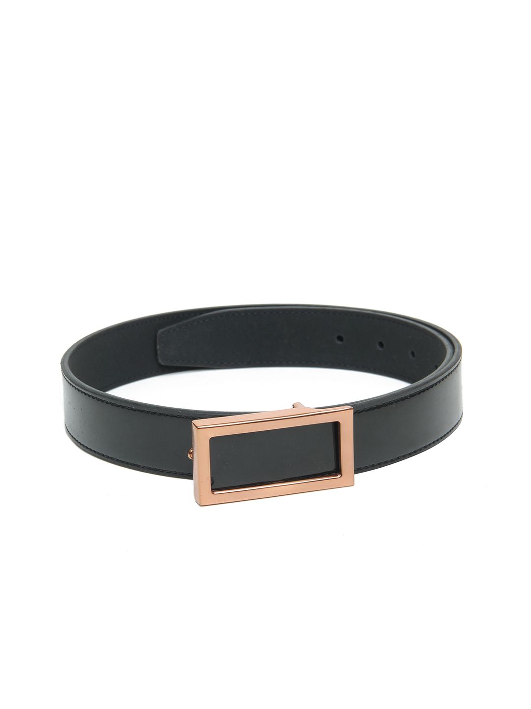 Calvadoss Women Black PU Belt Price in India