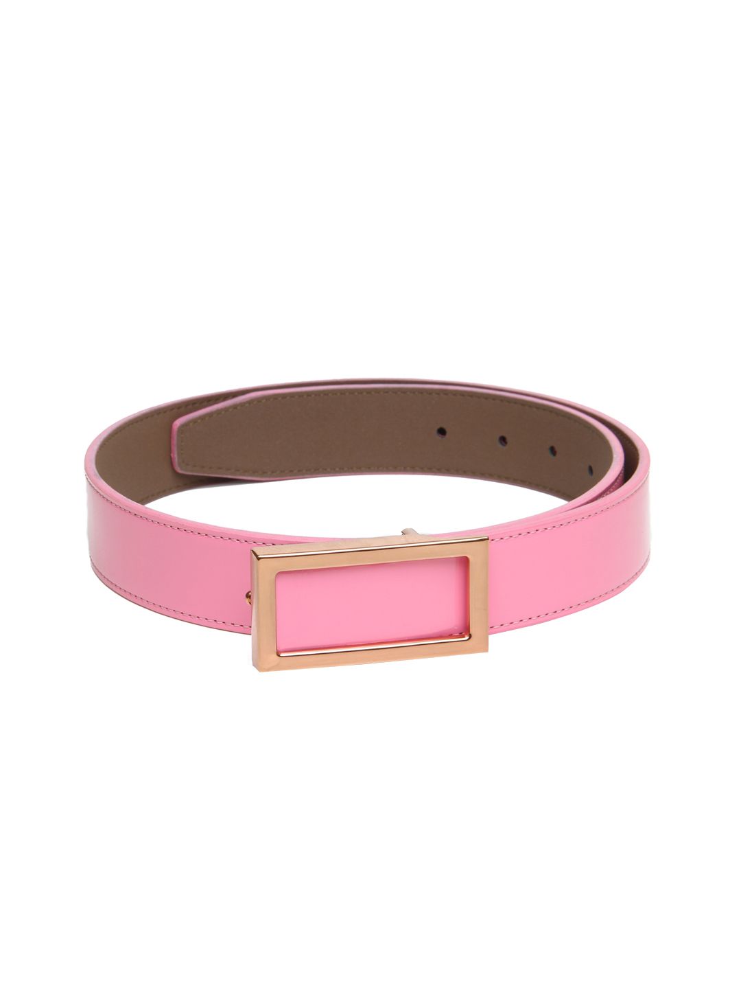 Calvadoss Women Pink PU Belt Price in India