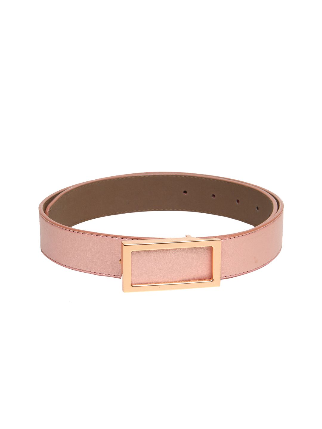 Calvadoss Women Pink Textured PU Belt Price in India