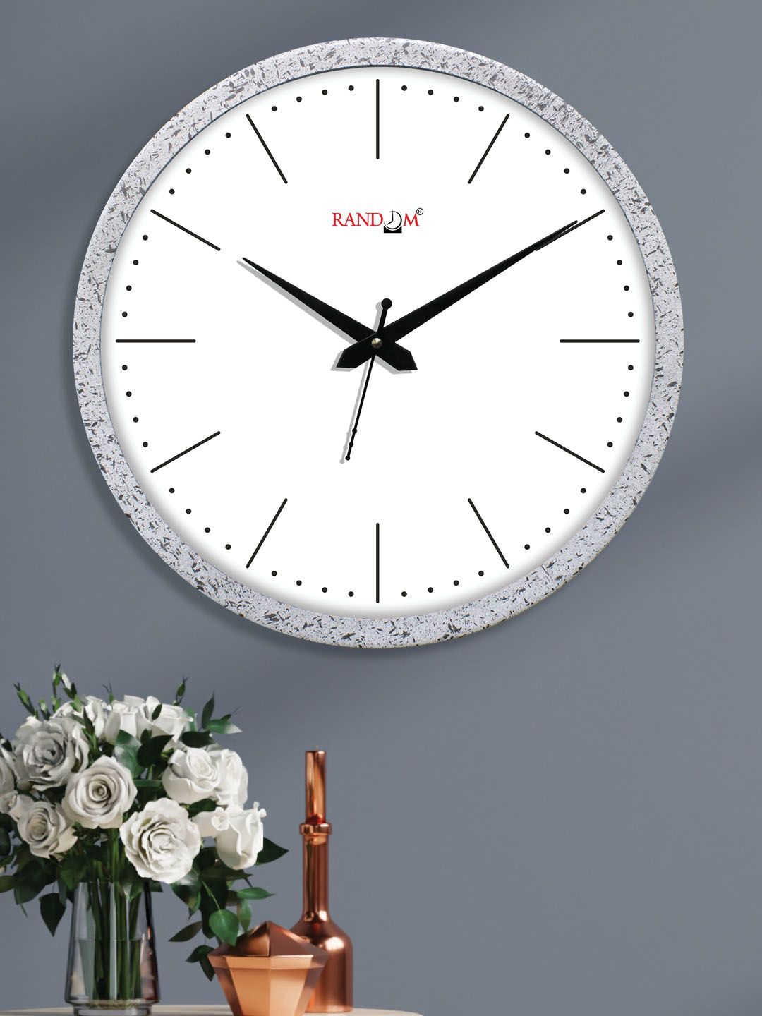 RANDOM Unisex White Clocks Price in India