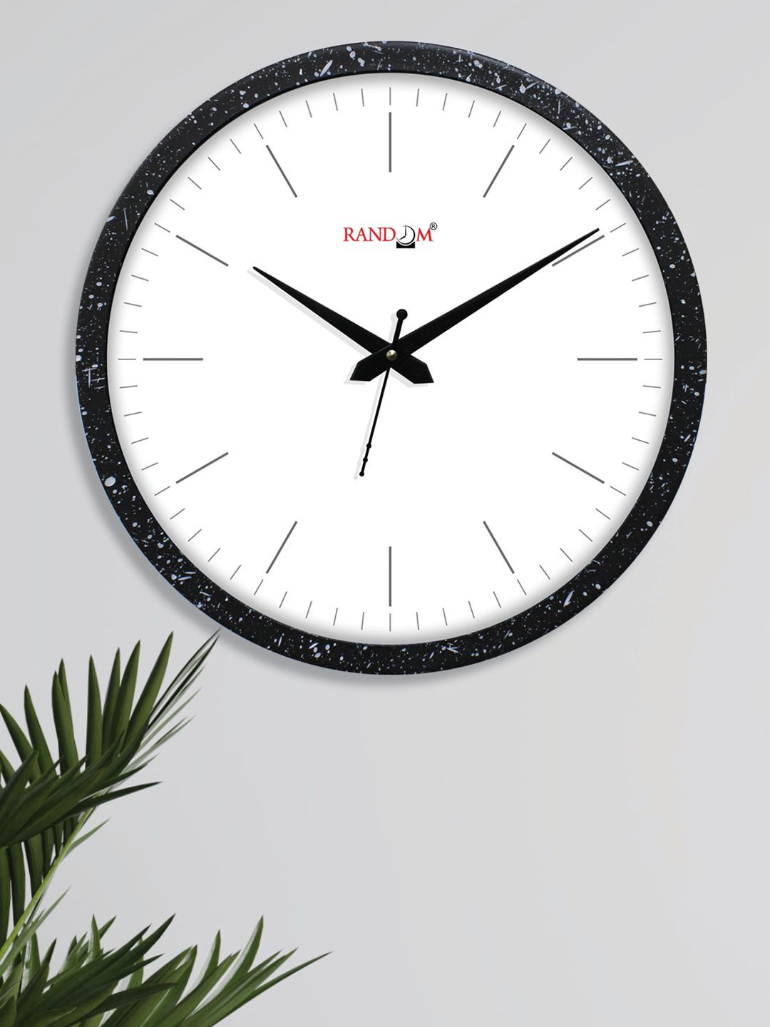 RANDOM  Modern Plastic Wall Clock With Glass Price in India