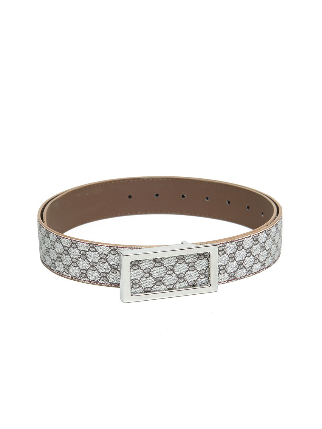 Calvadoss Women Beige Textured PU Belt Price in India