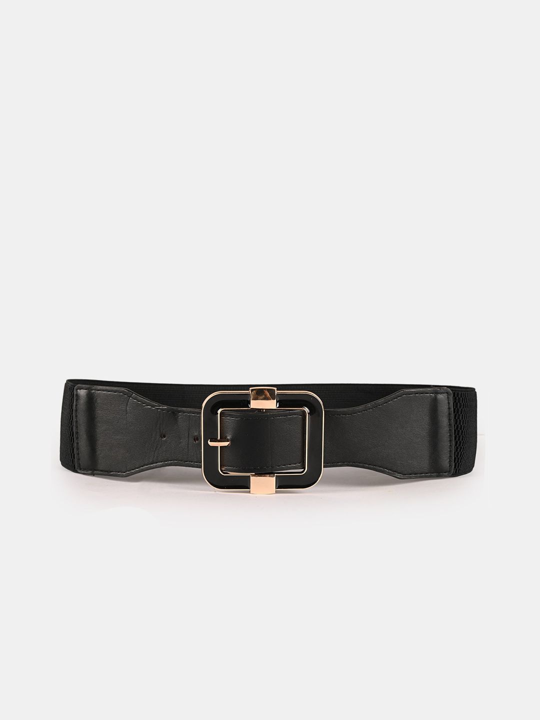 BuckleUp Women Black Stretchable Belt Price in India