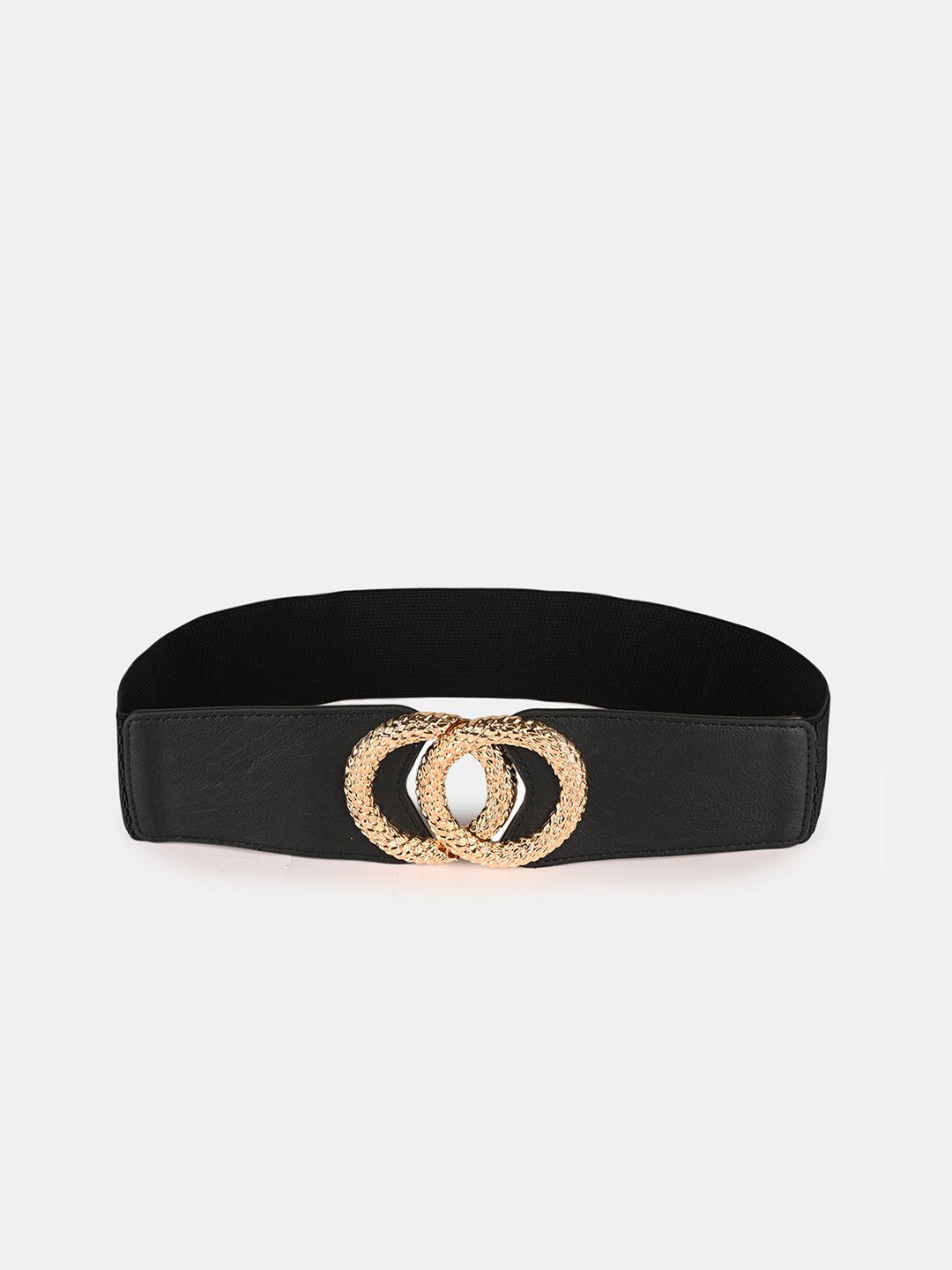 BuckleUp Women Black Stretchable Belt Price in India