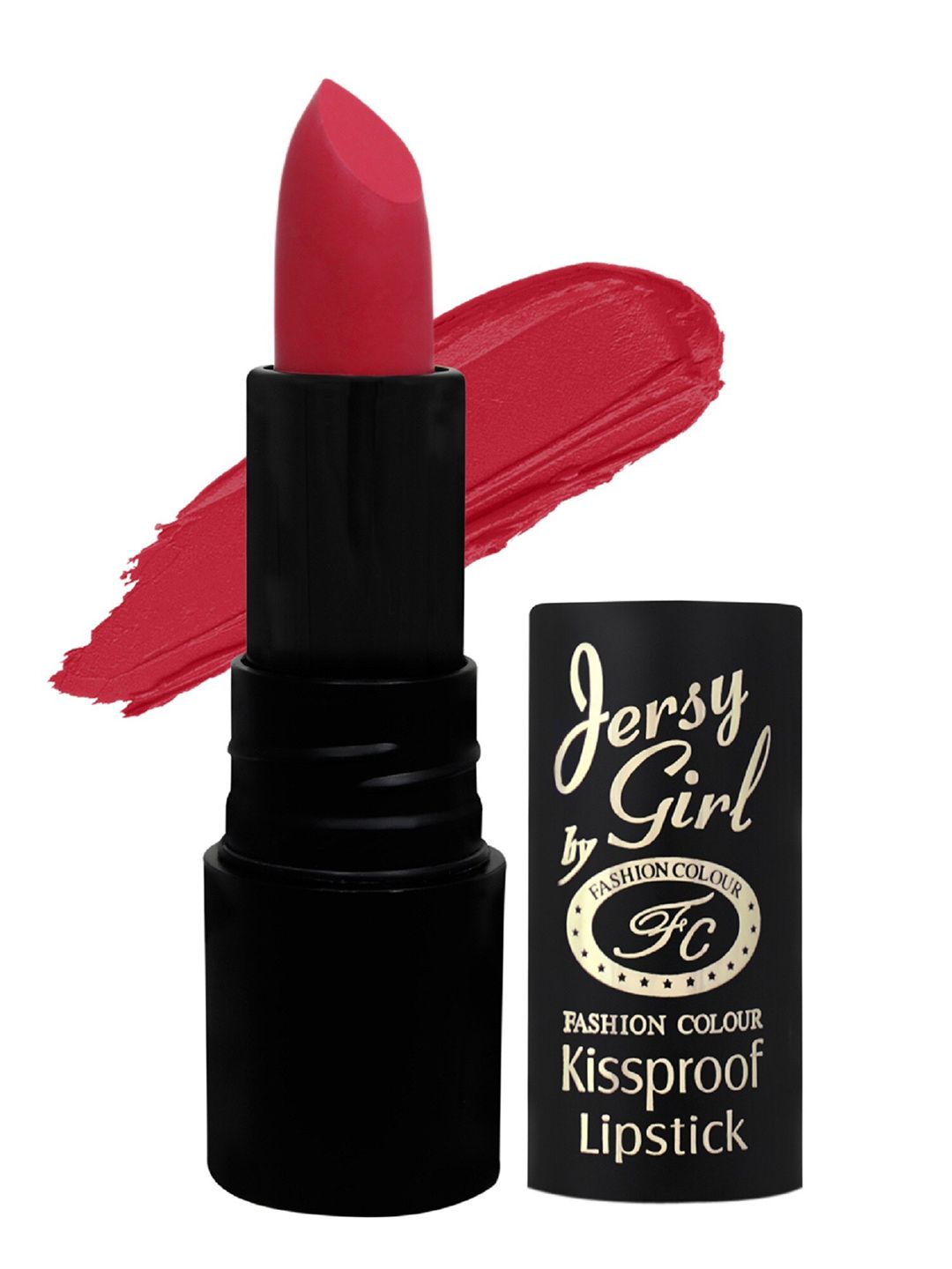 Fashion Colour Women Jersy Girl Kiss Proof Lipstick - Ageta Red 18  3.8 gm Price in India
