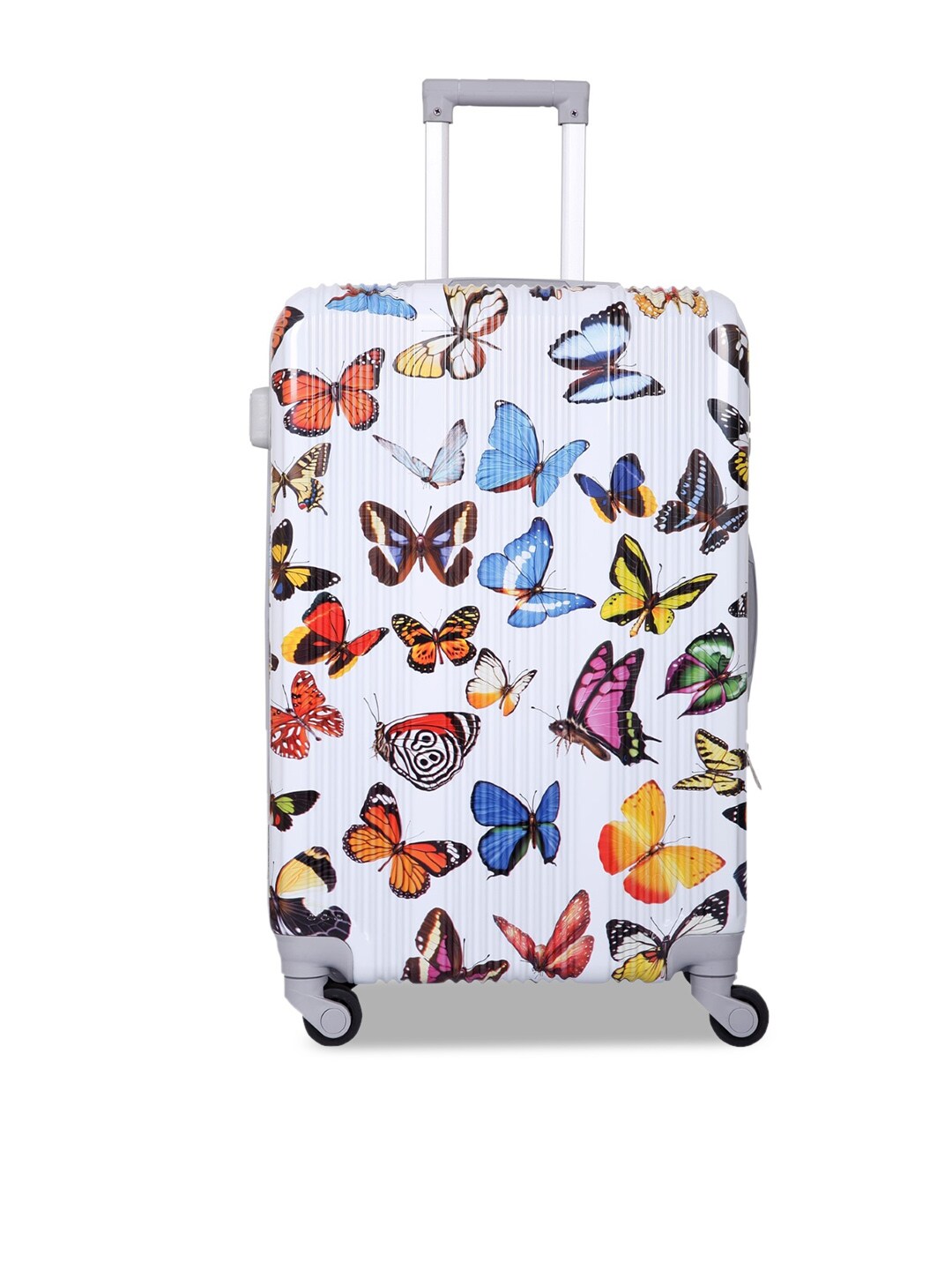 Polo Class Multicolored Printed Trolley Bag- 24 inch Price in India