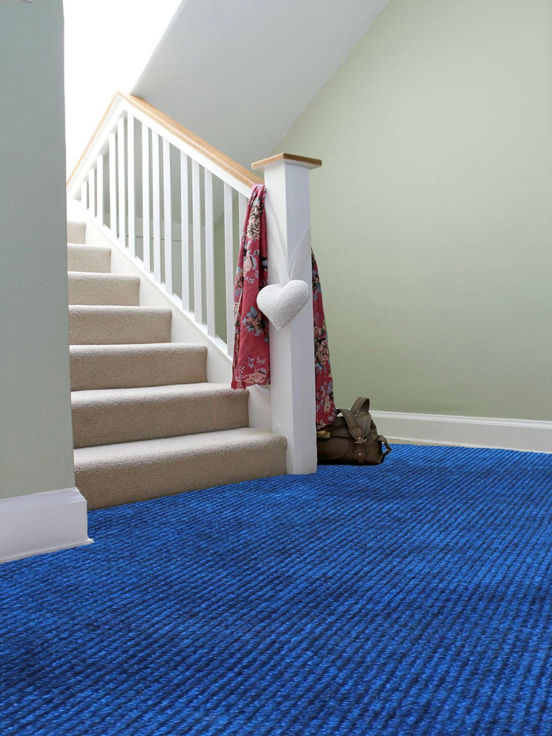 LUXEHOME INTERNATIONAL Blue Solid No Shredding Arizona Carpet Price in India