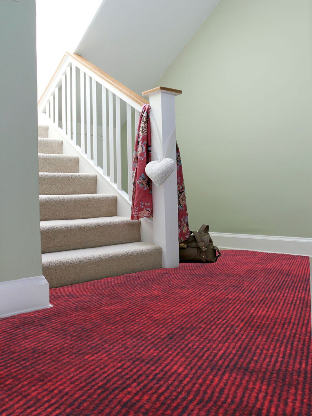 LUXEHOME INTERNATIONAL Maroon Solid Non-Slip Carpet Price in India
