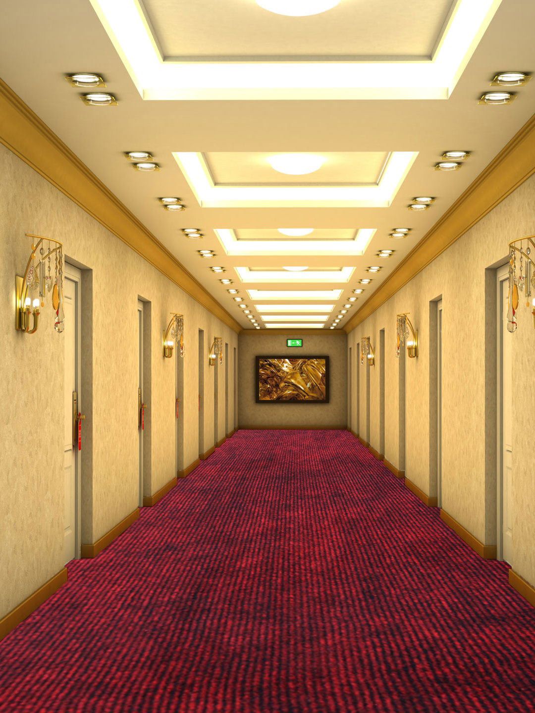 LUXEHOME INTERNATIONAL Maroon Solid Anti-Skid Floor Runners Price in India
