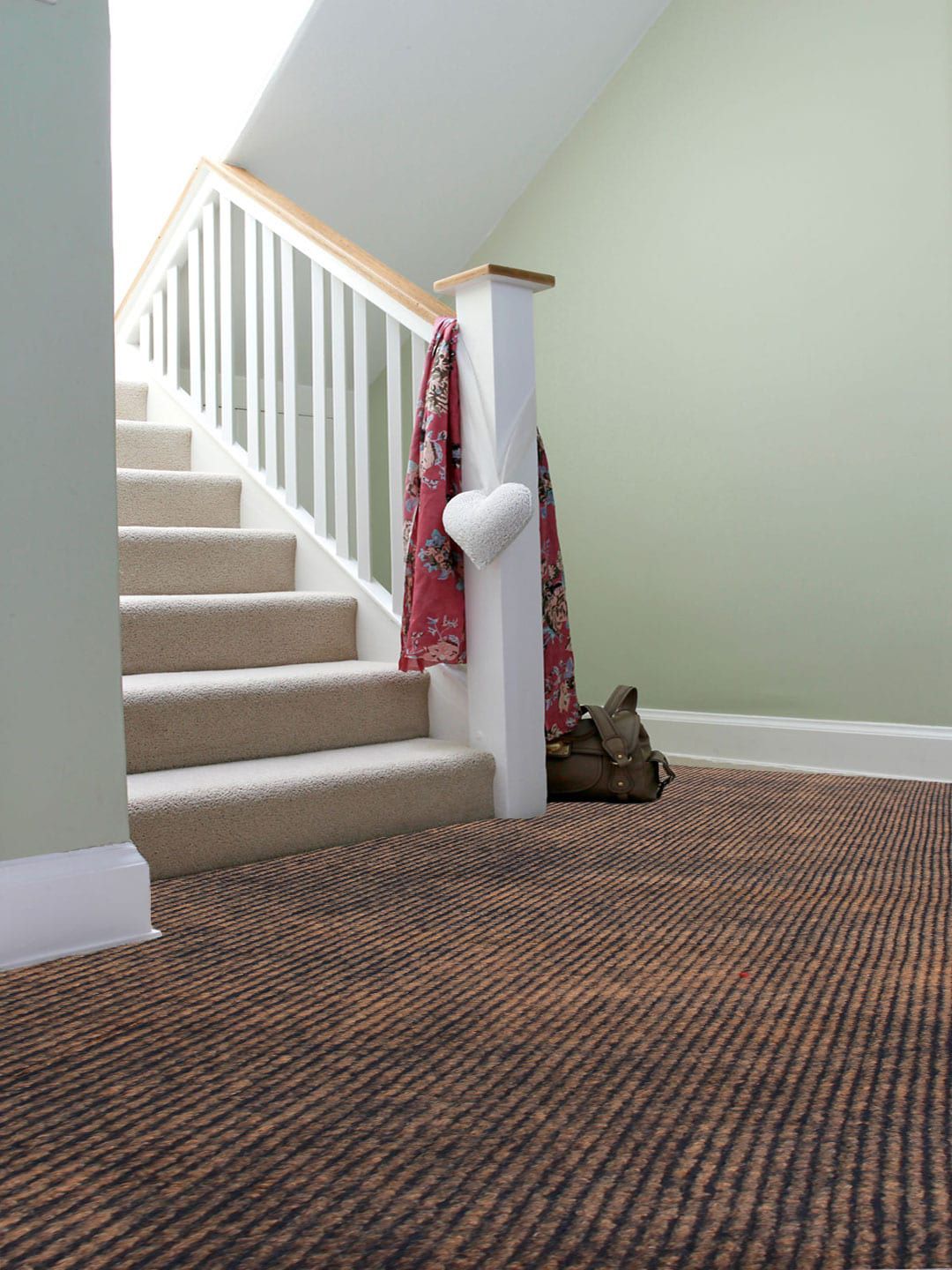 LUXEHOME INTERNATIONAL Brown Striped Carpets Price in India