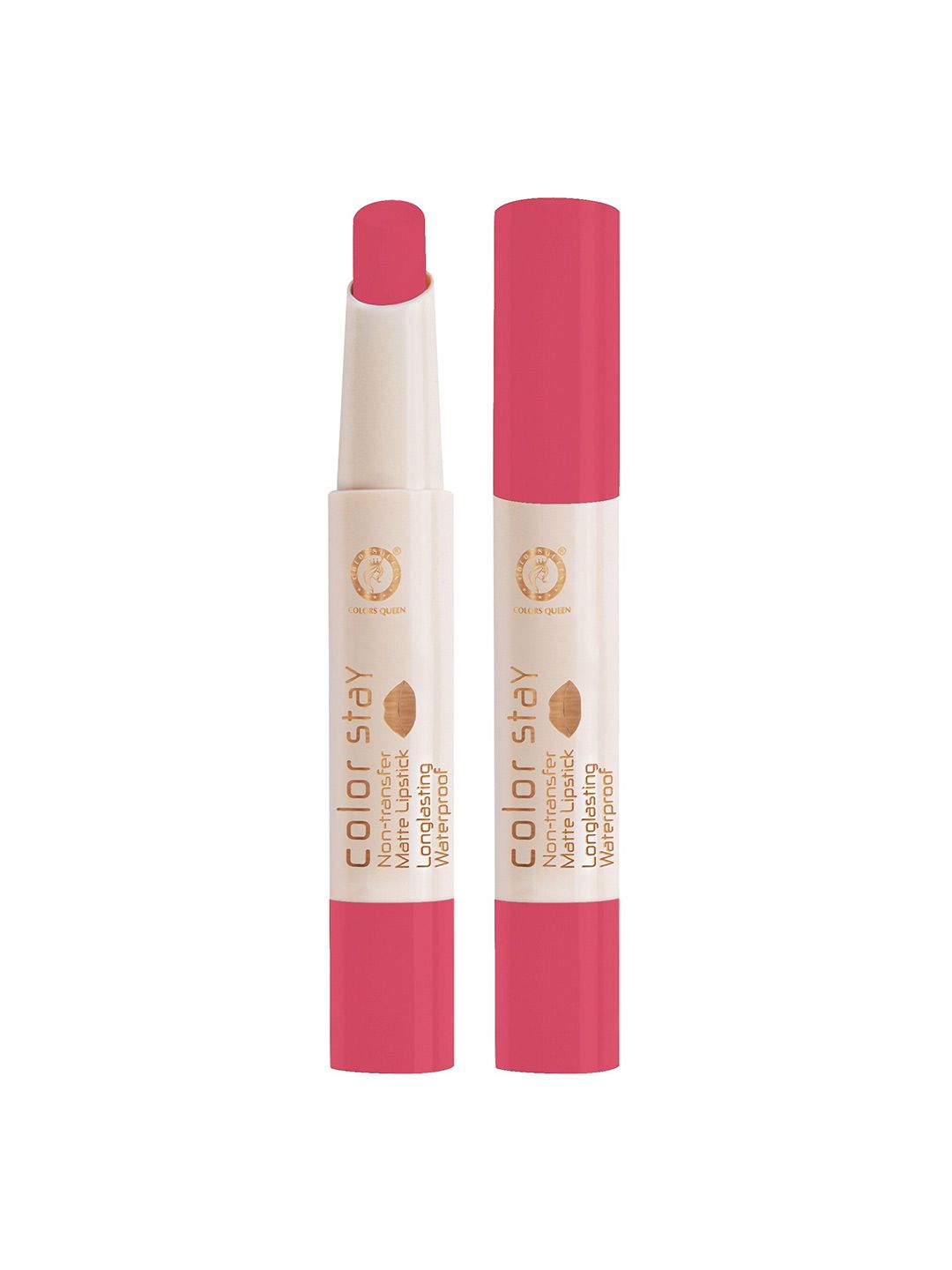 Colors Queen Stay Non Transfer Matte Lipstick Baby Pink 4 GM Price in India