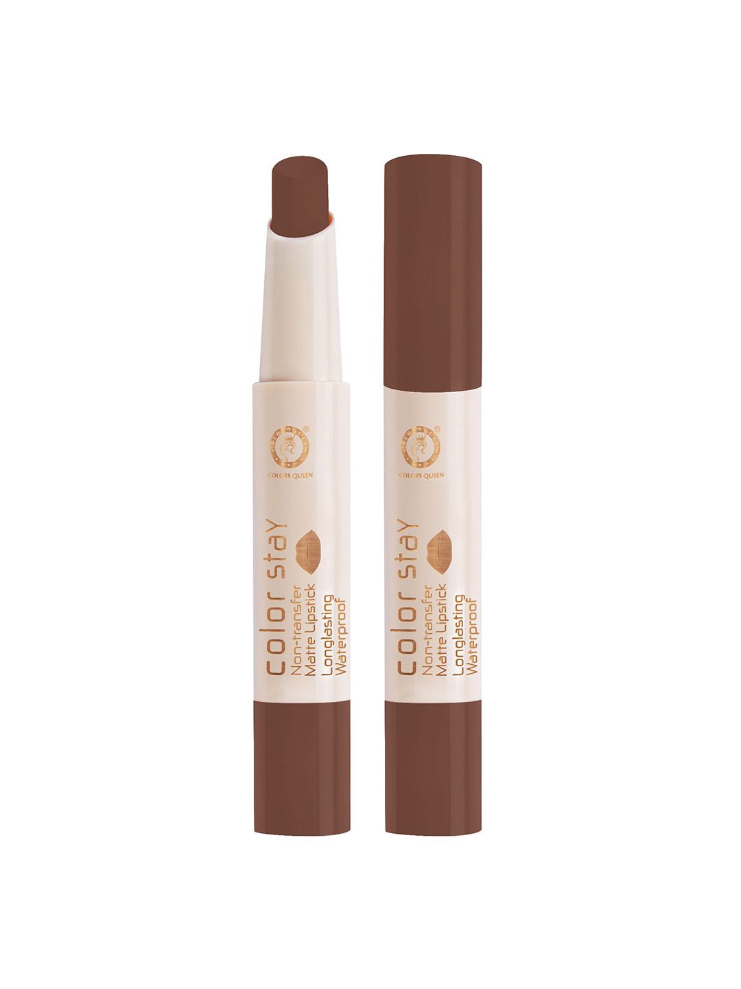 Colors Queen Stay Non Transfer Matte Lipstick Coffee 4 Grams Price in India