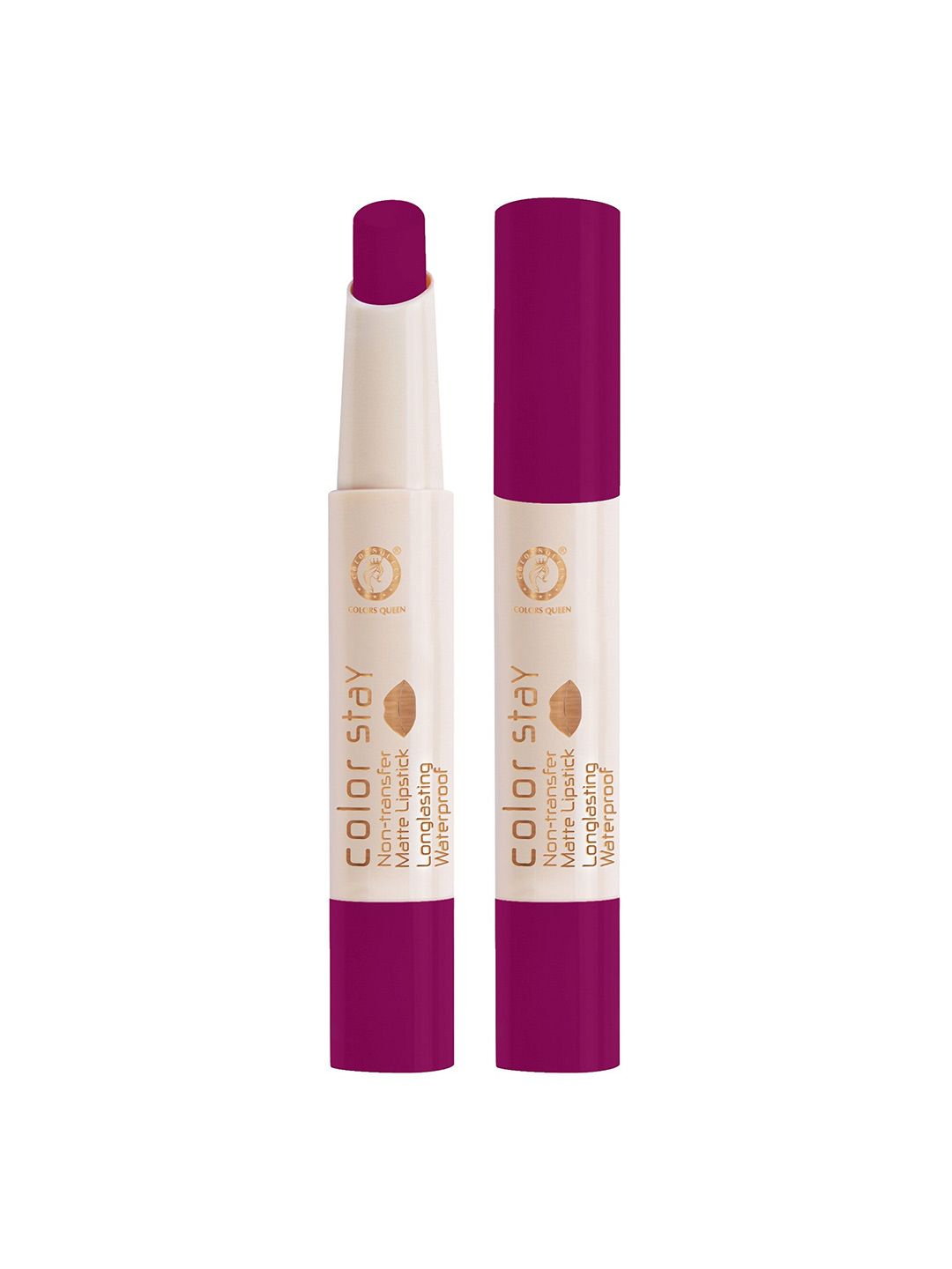 Colors Queen Stay Non Transfer Matte Lipstick Magenta - 4 gm Price in India