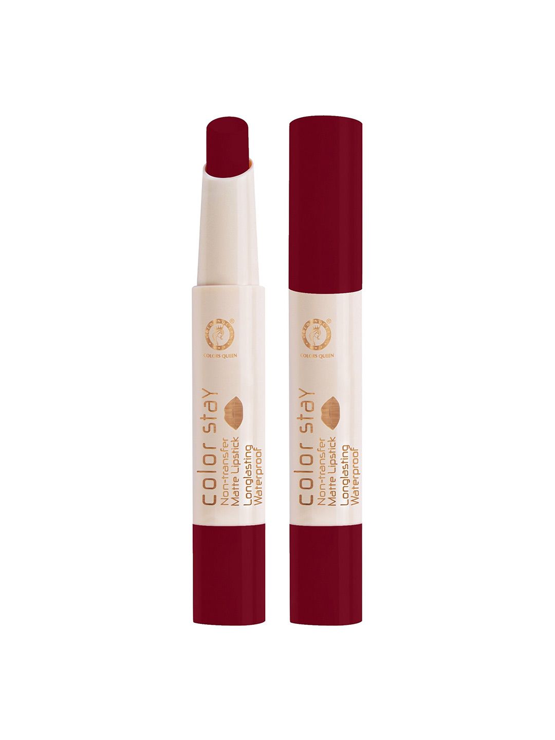 Colors Queen Colors Stay Non Transfer Matte Lipstick - Maroon - 4 g Price in India