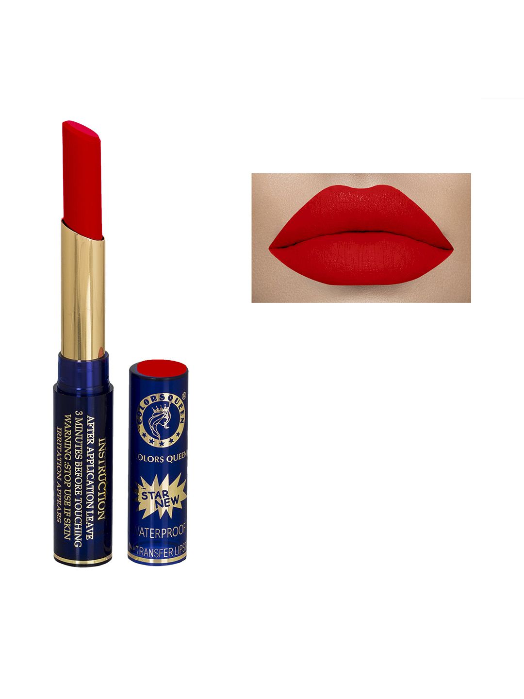 Colors Queen Non Transfer Lipstick Apricot 10 ml Price in India