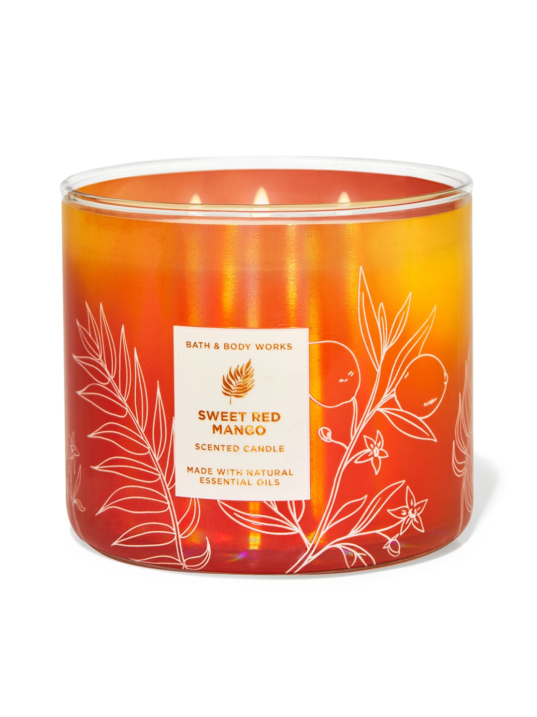 Bath & Body Works Sweet Red Mango 3-Wick Scented Candle - 411 g Price in India