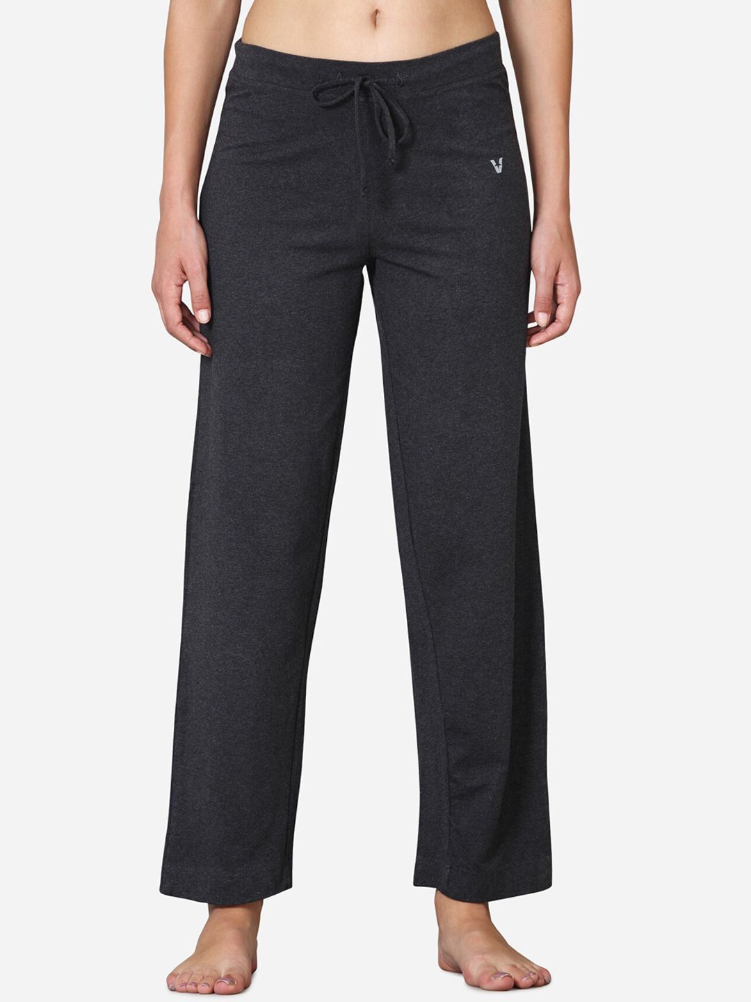 VStar Women Charcoal Solid Lounge Pants Price in India