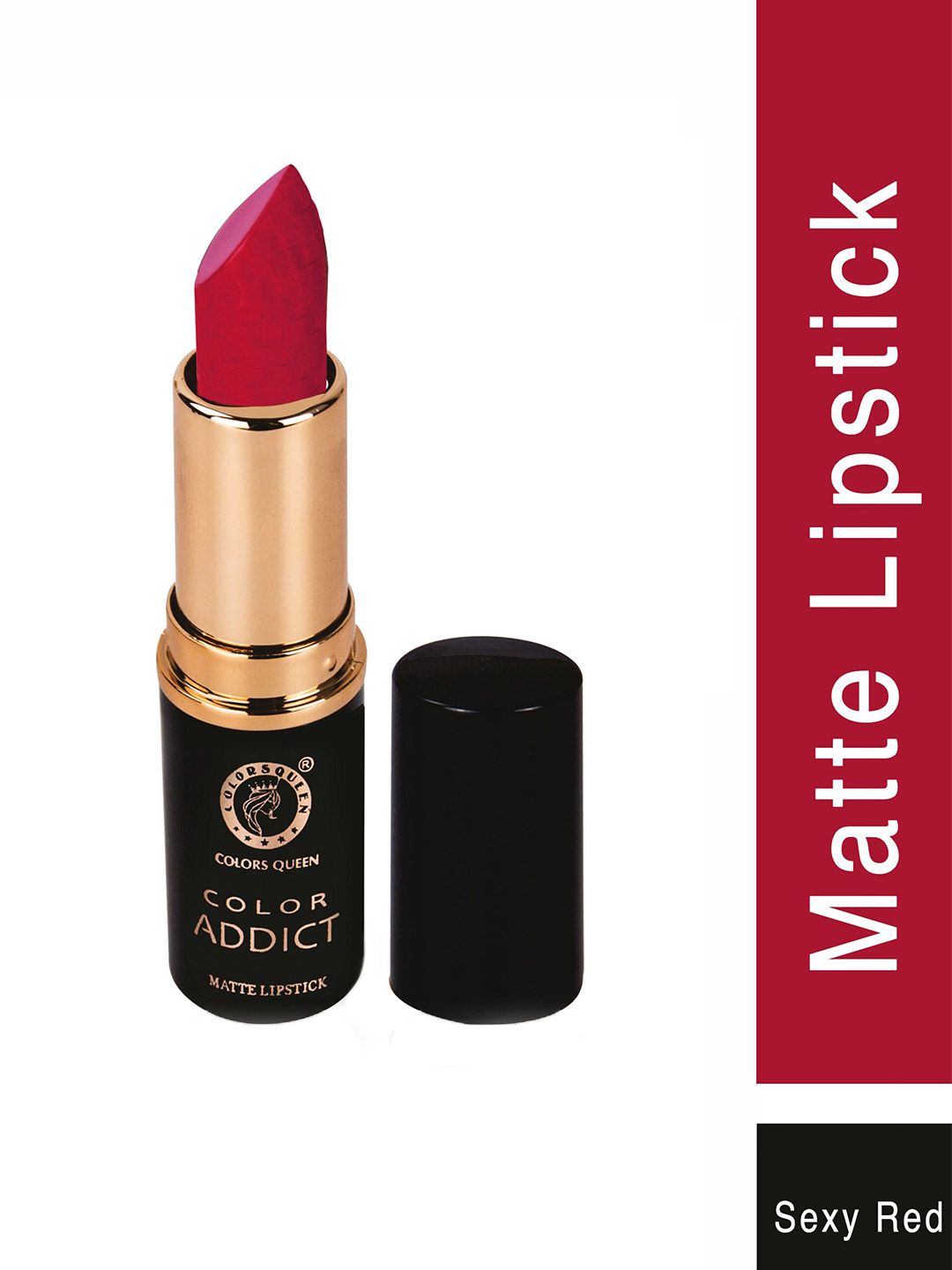 Colors Queen Color Addict Non Transfer Matte Lipstick (Sexy Red) Price in India