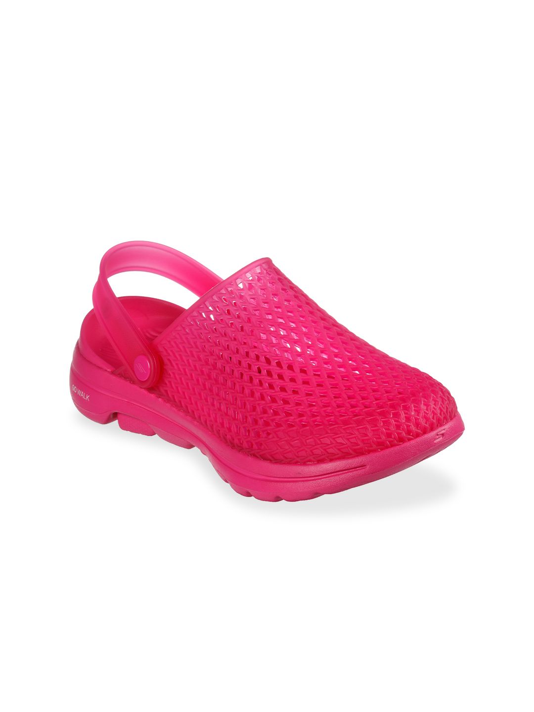 Skechers Women Pink Perforations Clogs Price in India