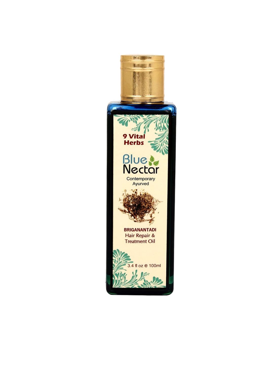 Blue Nectar Briganantadi Hair Repair & Treatment Oil 9 Herbs - 100 ml Price in India