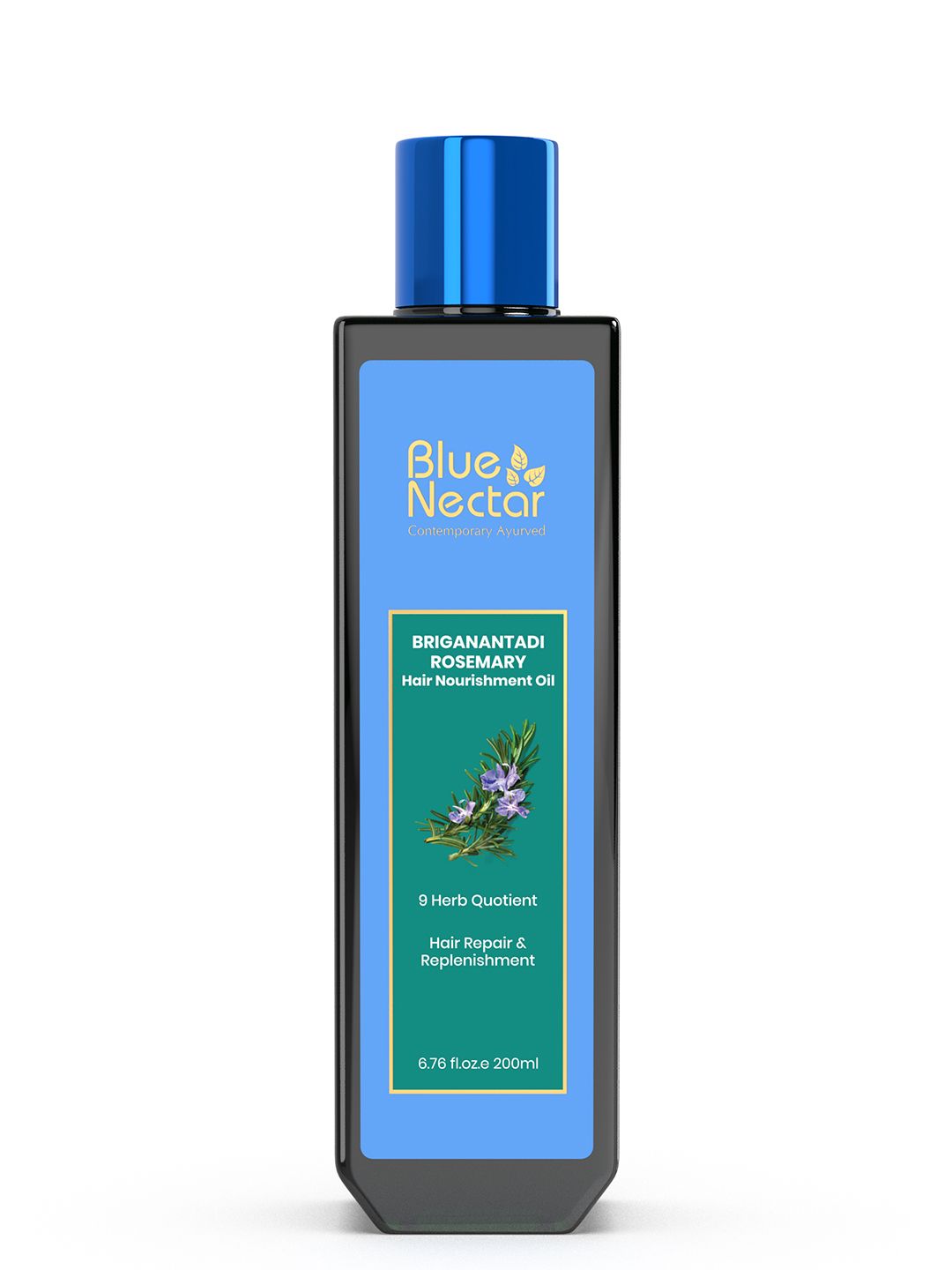 Blue Nectar Briganantadi Hair Repair & Treatment Hair Oil 9 Herbs - 200 ml