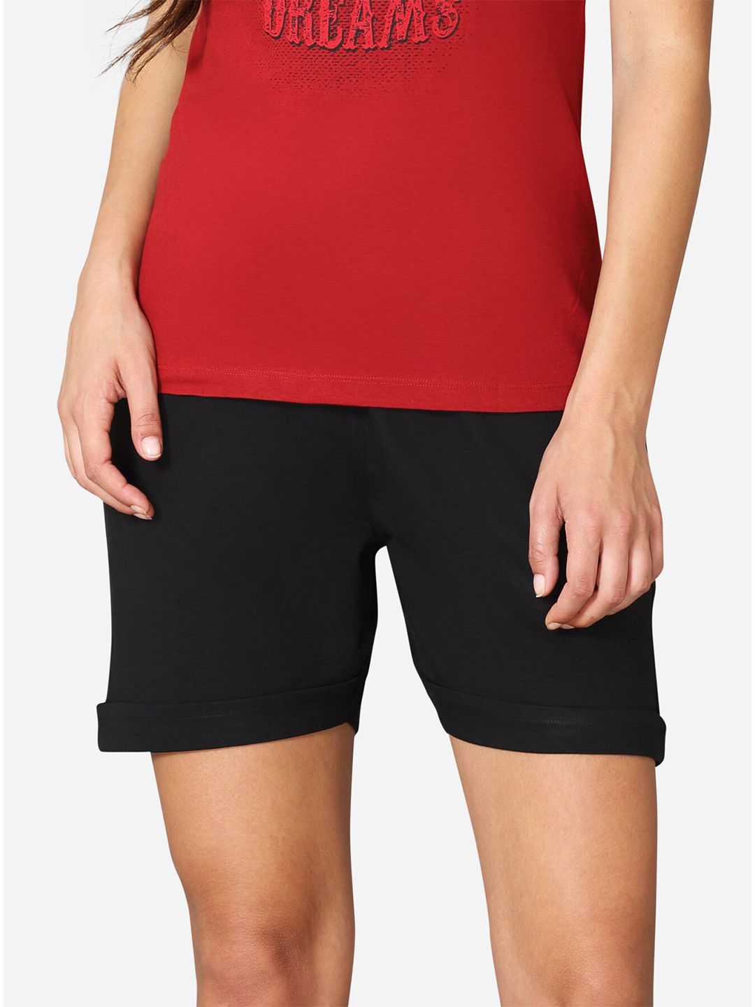 VStar Women Black Lounge Shorts Price in India