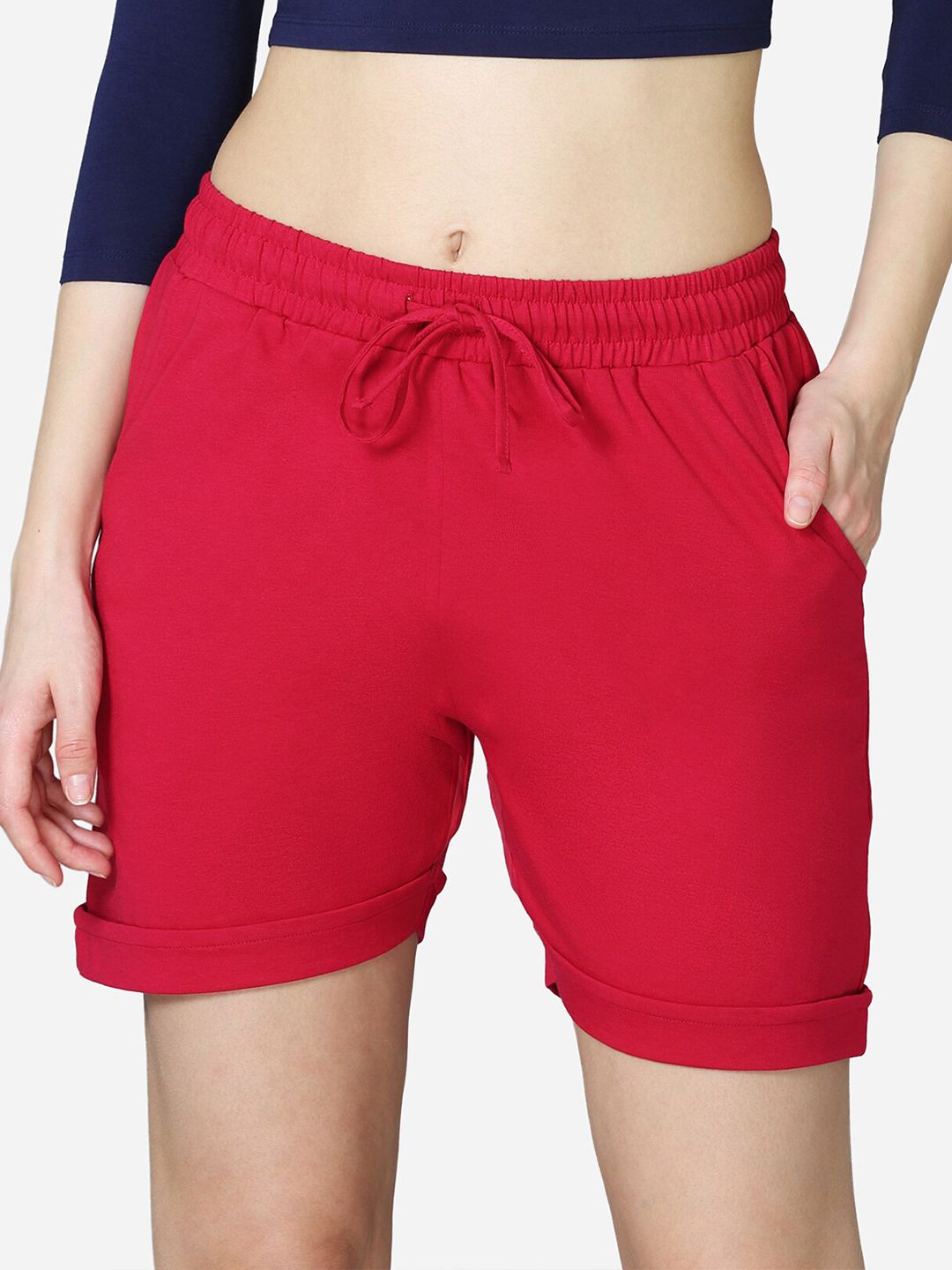 VStar Women Red Lounge Shorts Price in India