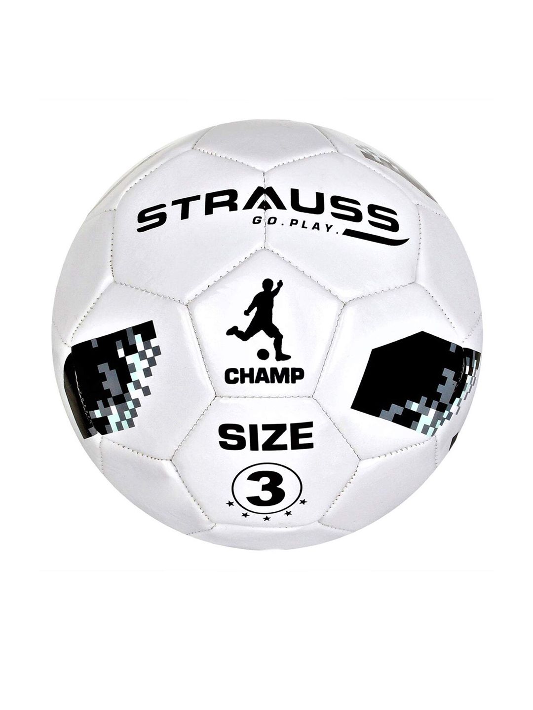 STRAUSS STRAUSS Kids White & Black Printed Football