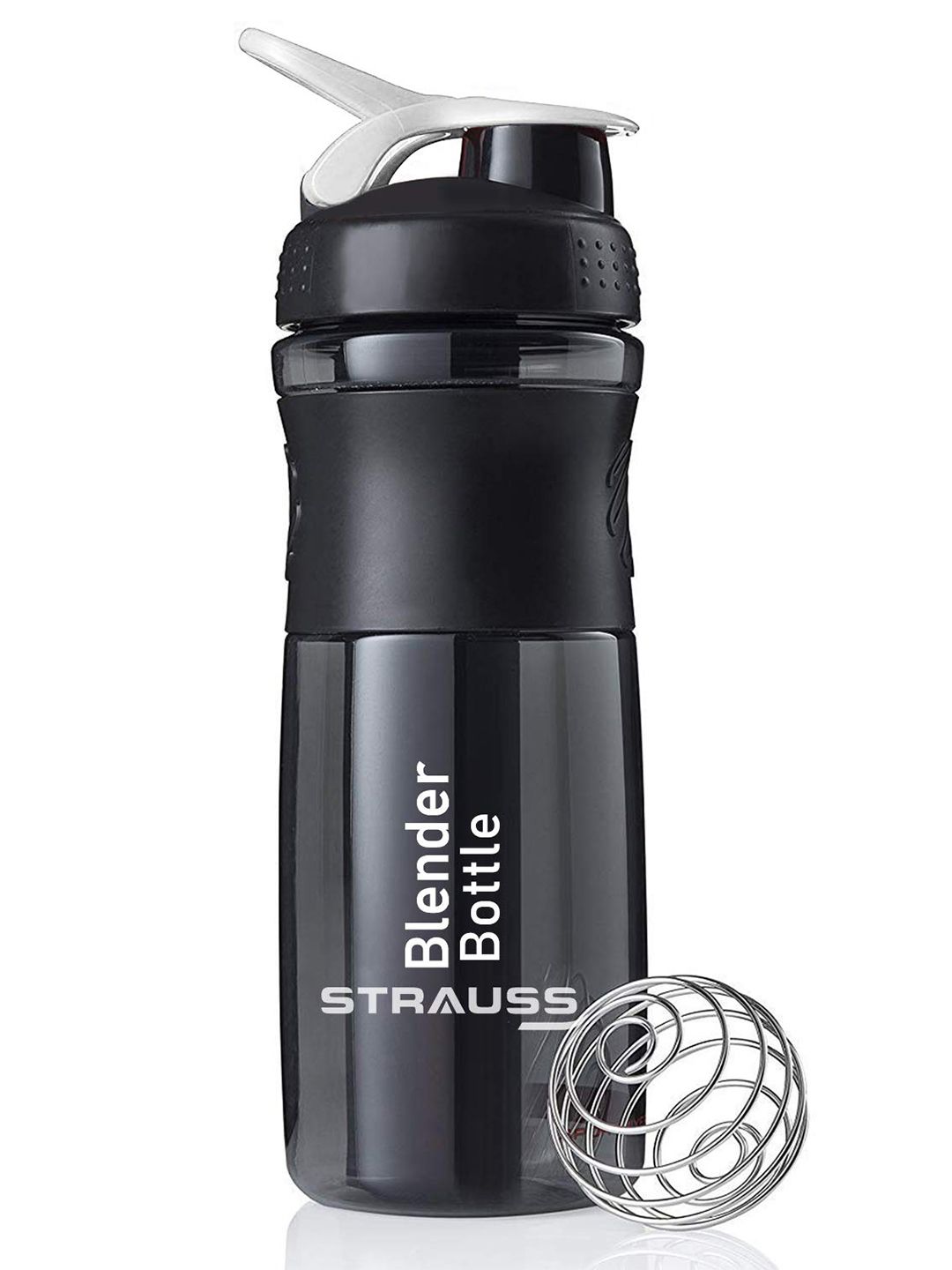 STRAUSS Black Solid Blender Shaker Bottle 760 ml Price in India
