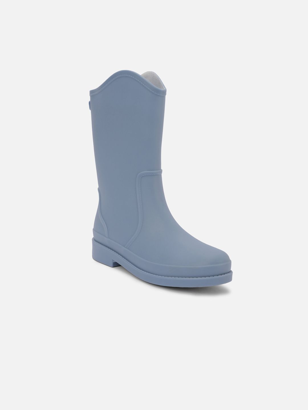 20Dresses Women Blue Mid Calf Length Rain Boots Price in India