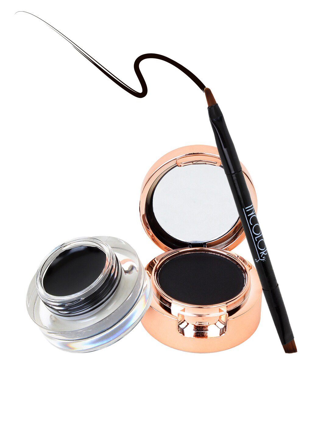 INCOLOR 2 in1 Eyebrow & Gel Eyeliner Price in India