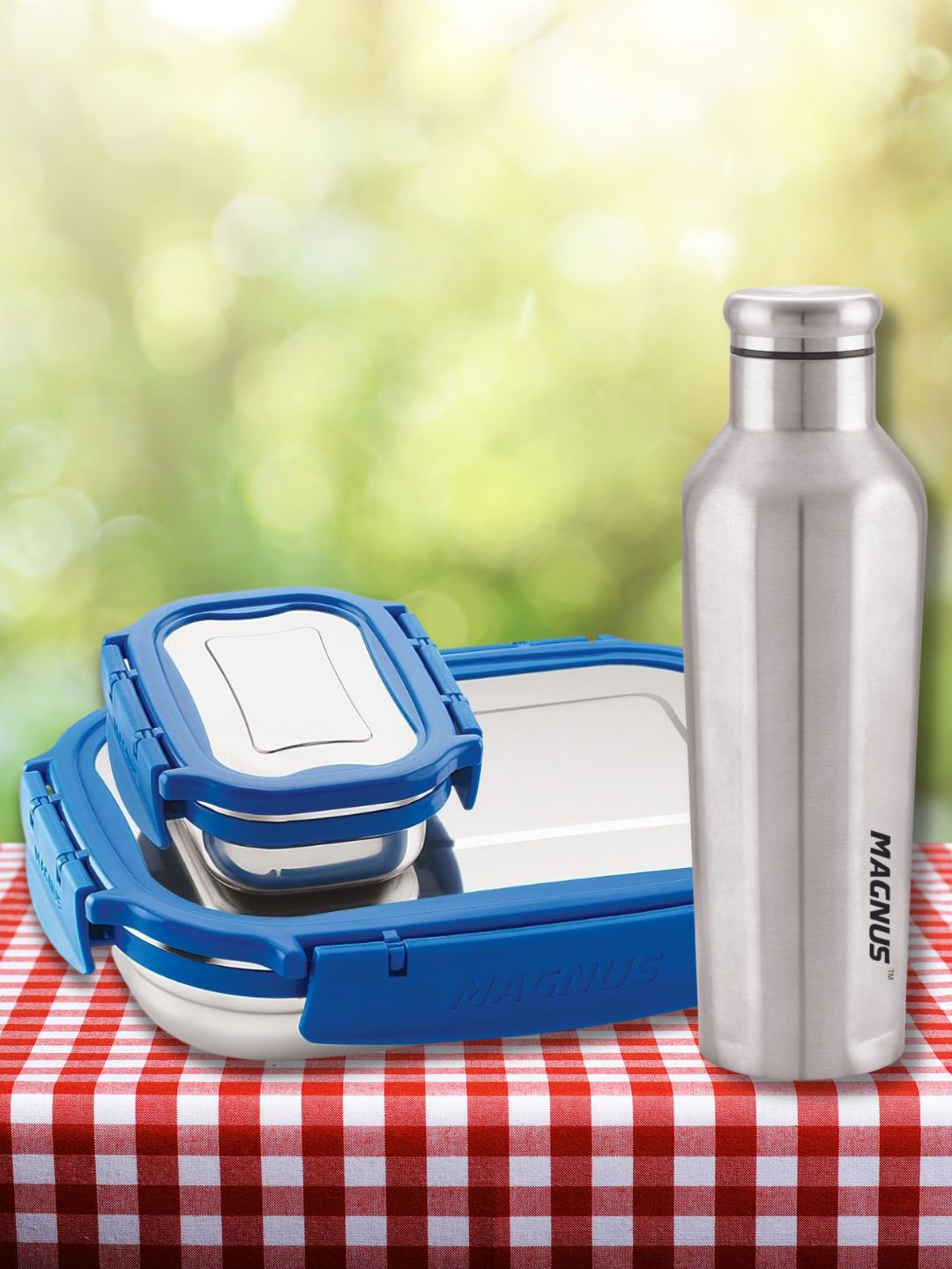 MAGNUS Leakproof Lunch Box & Water Bottle Price in India