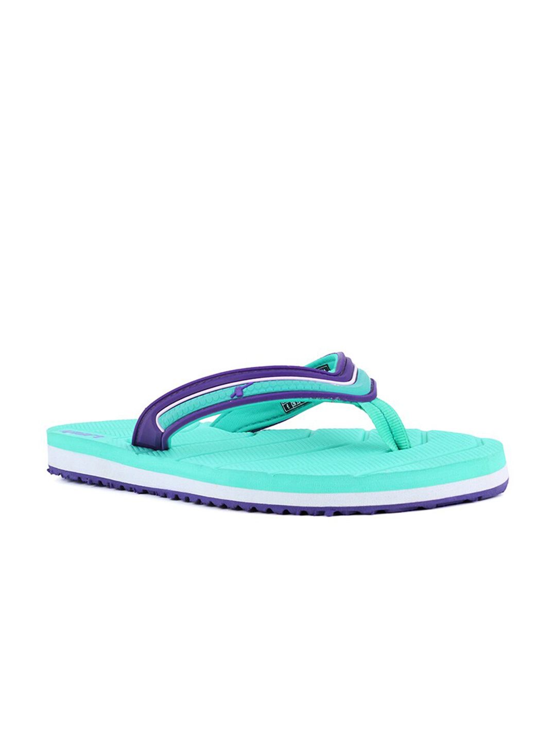 Sparx Women Sea Green & Purple Thong Flip-Flops Price in India