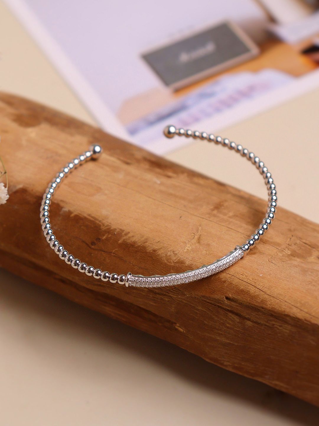 SILBERRY Women Silver Bracelet Price in India