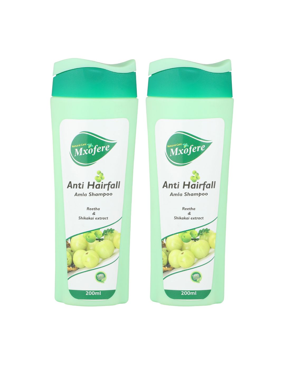 Mxofere Set of 2 Green Amla Shampoo Price in India