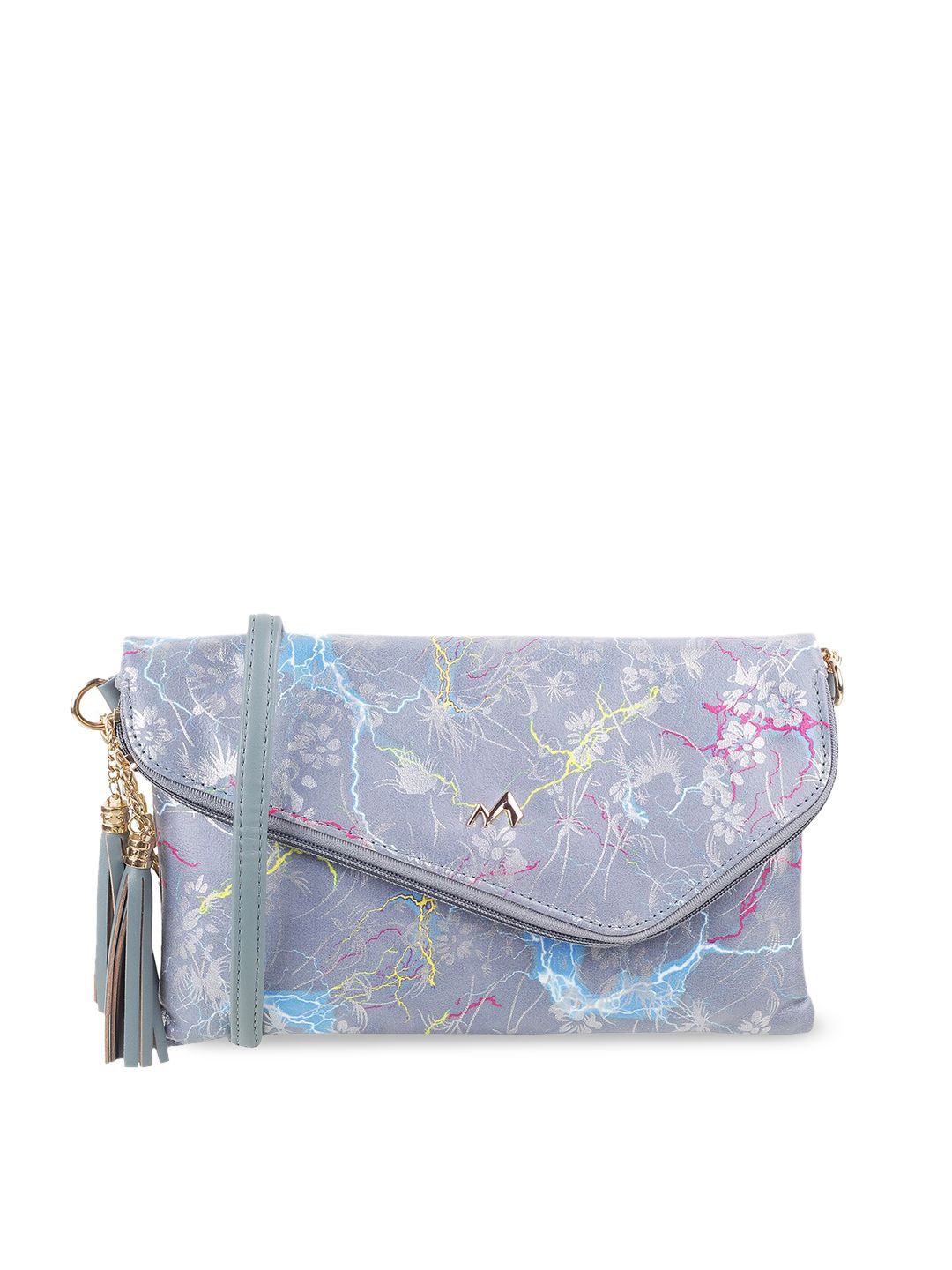 Metro Lavender Textured Structured Sling Bag Price in India
