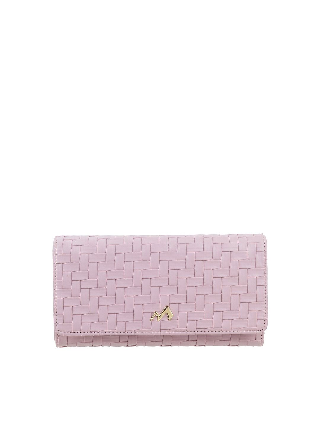 Metro Women Purple Textured PU Envelope Price in India