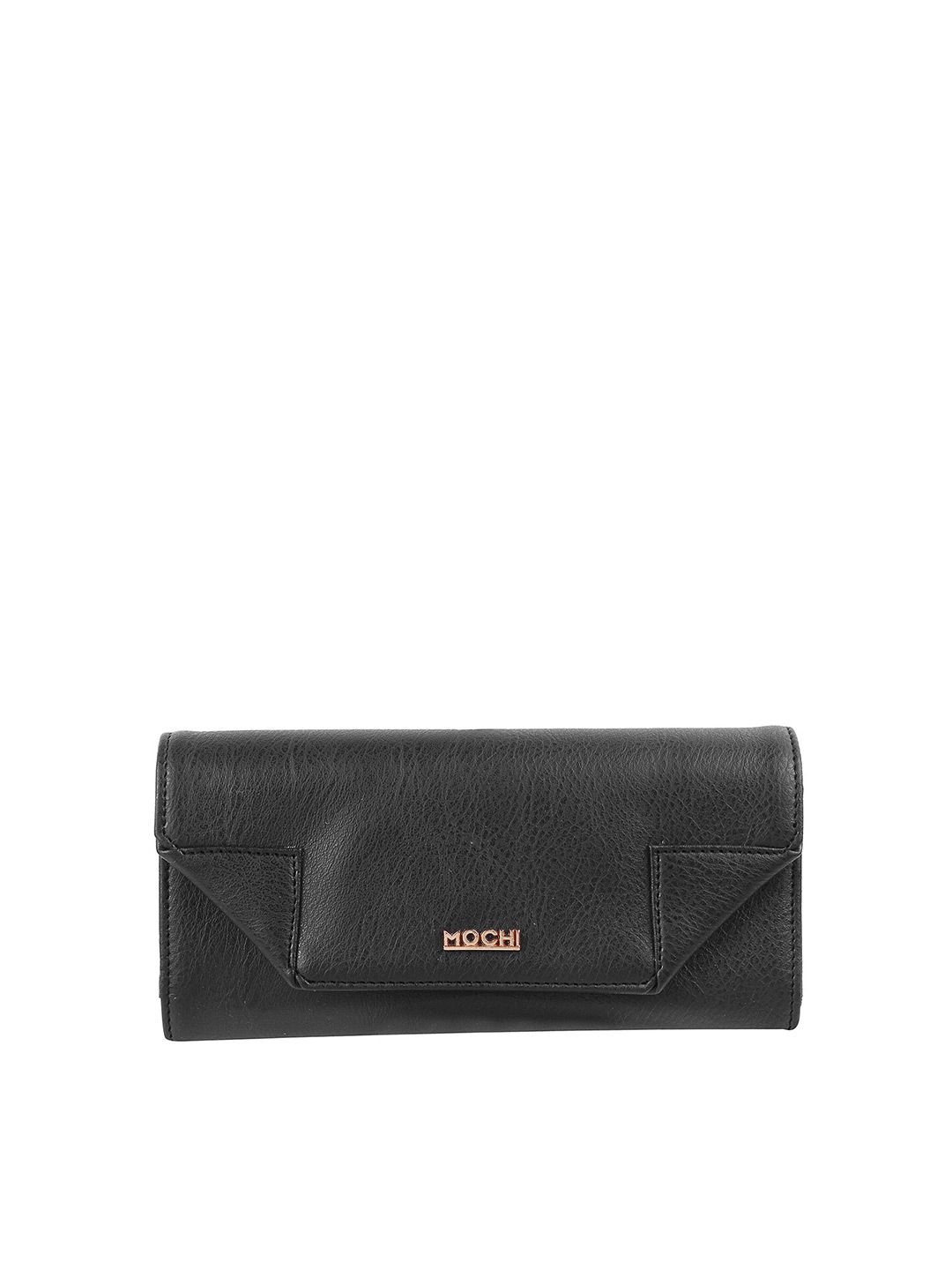 Mochi Women Black Two Fold Wallet Price in India