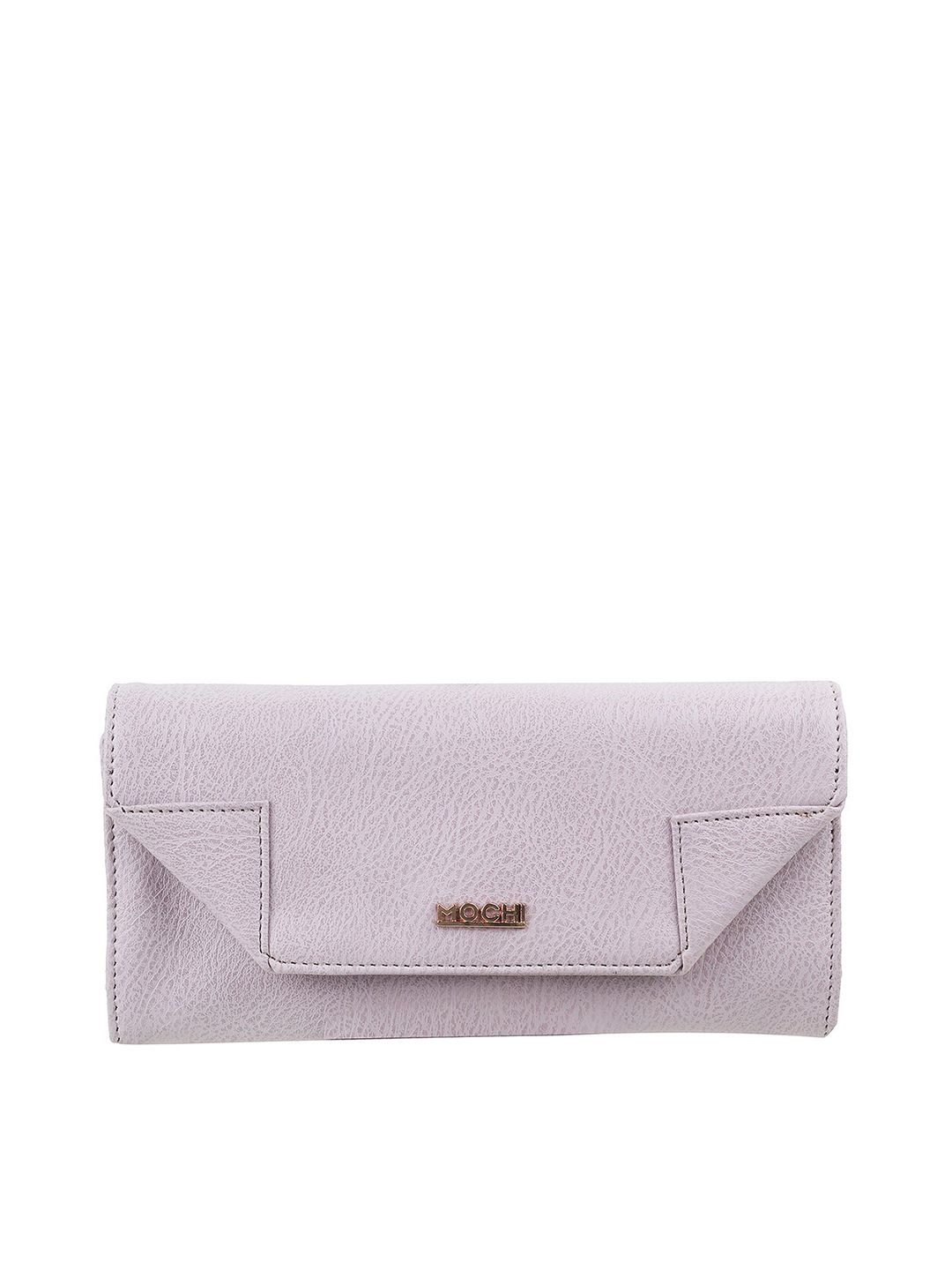 Mochi Women Purple PU Two Fold Wallet Price in India