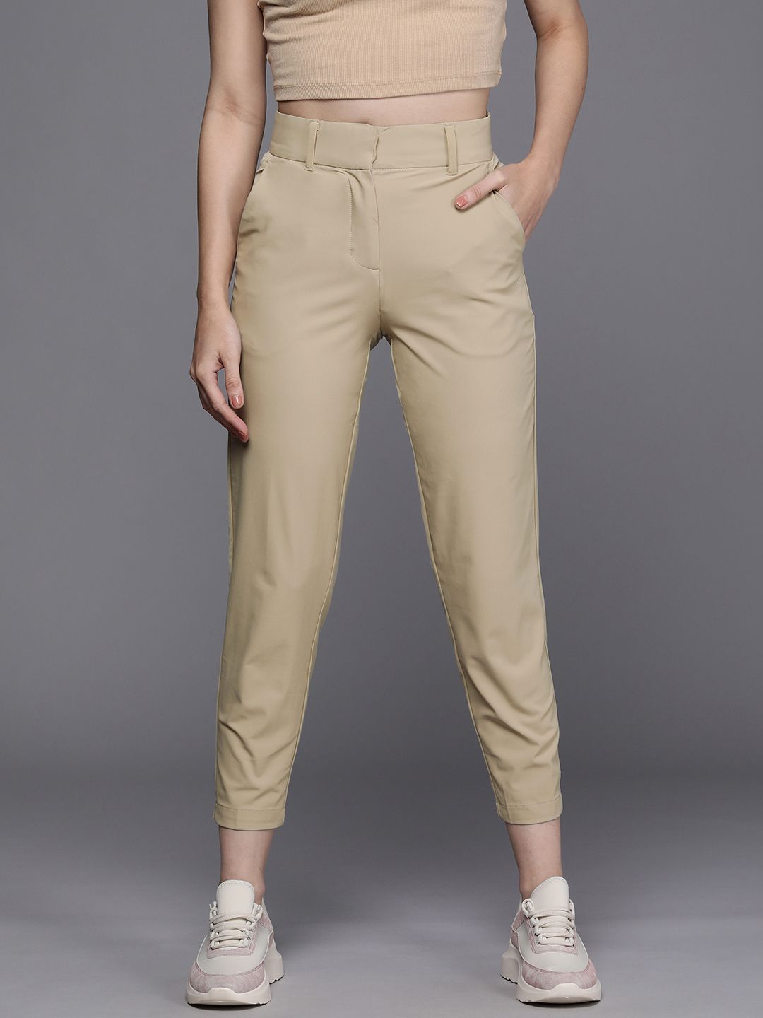 Nike Women Brown Dri-Fit Golf Tour Trousers Price in India