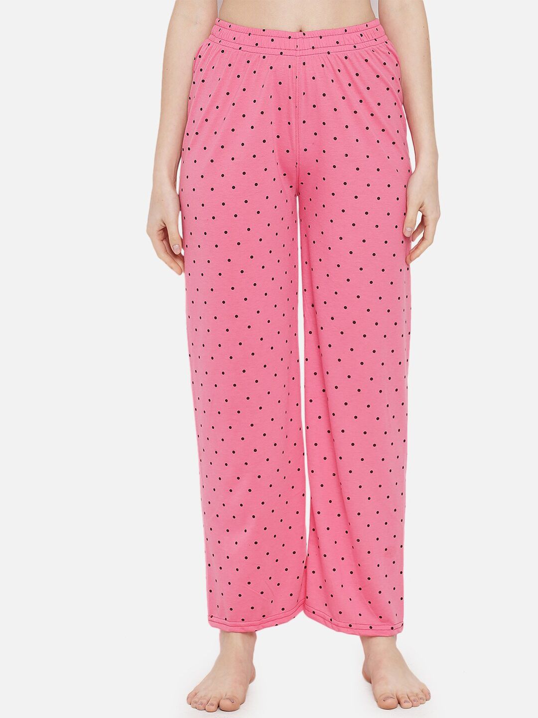 FFLIRTYGO Women Pink Pyjamas Price in India