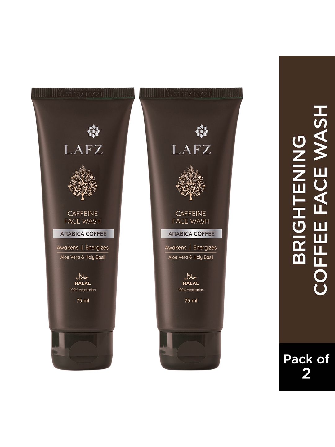Buy LAFZ Set of 2 Caffeine Face Wash with Arabica Coffee & Aloe
