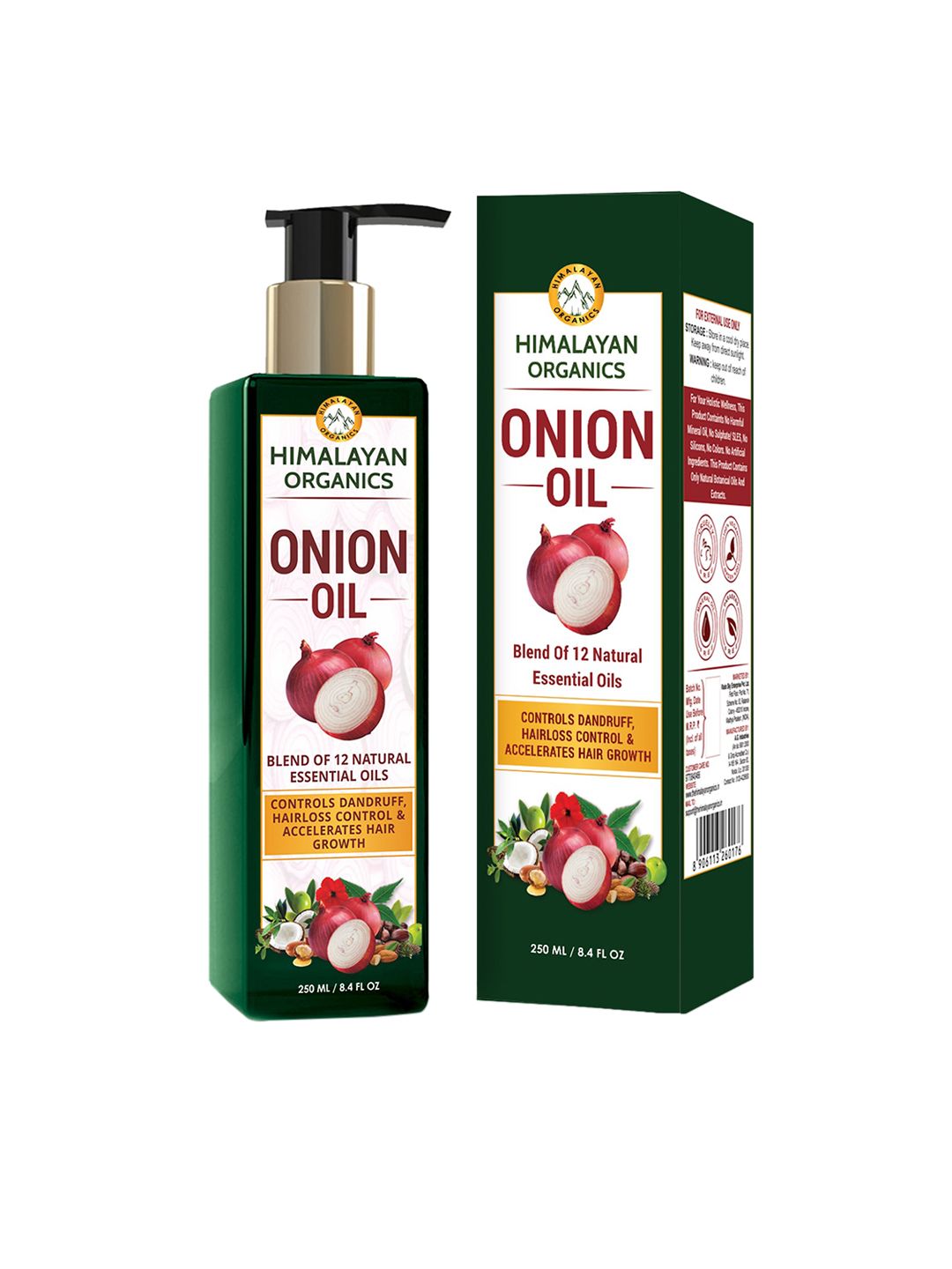 Himalayan Organics Off White Onion Hair Oil Price in India