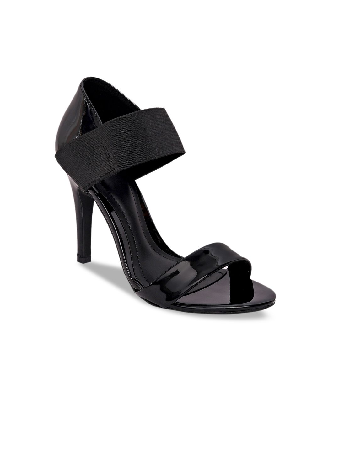 MODA-X Black Stiletto Sandals Price in India