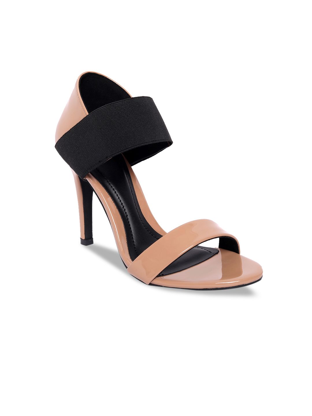 MODA-X Beige & Black Sandals Price in India