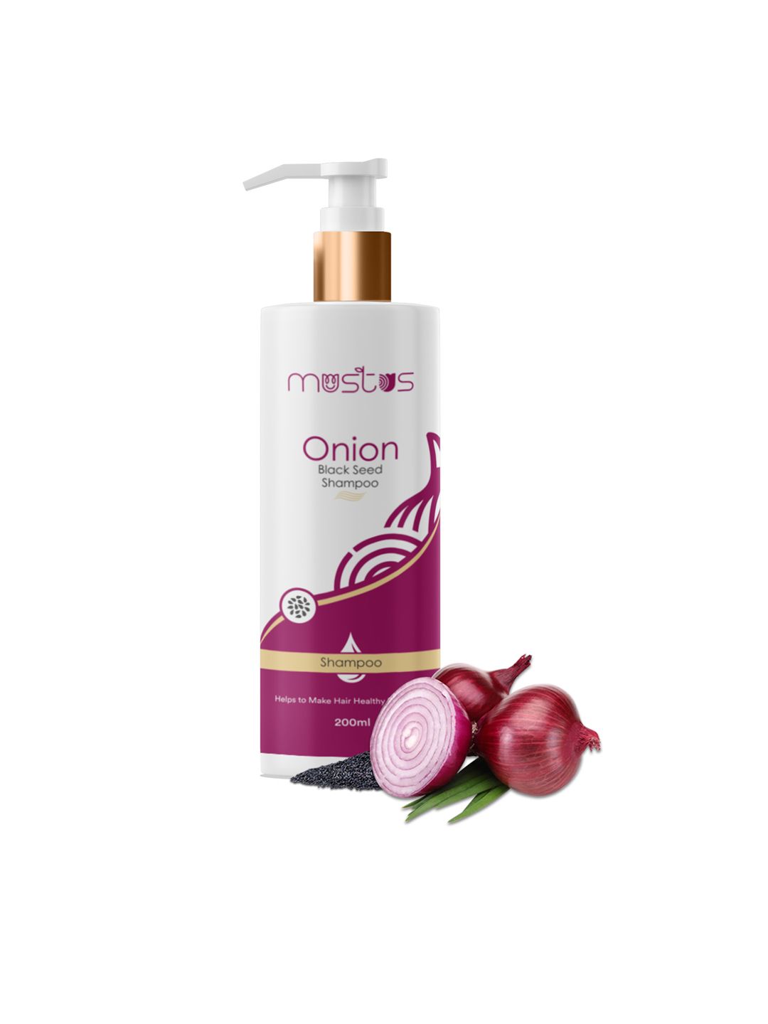 MUSTUS  Onion Hair Shampoo 200ml Price in India